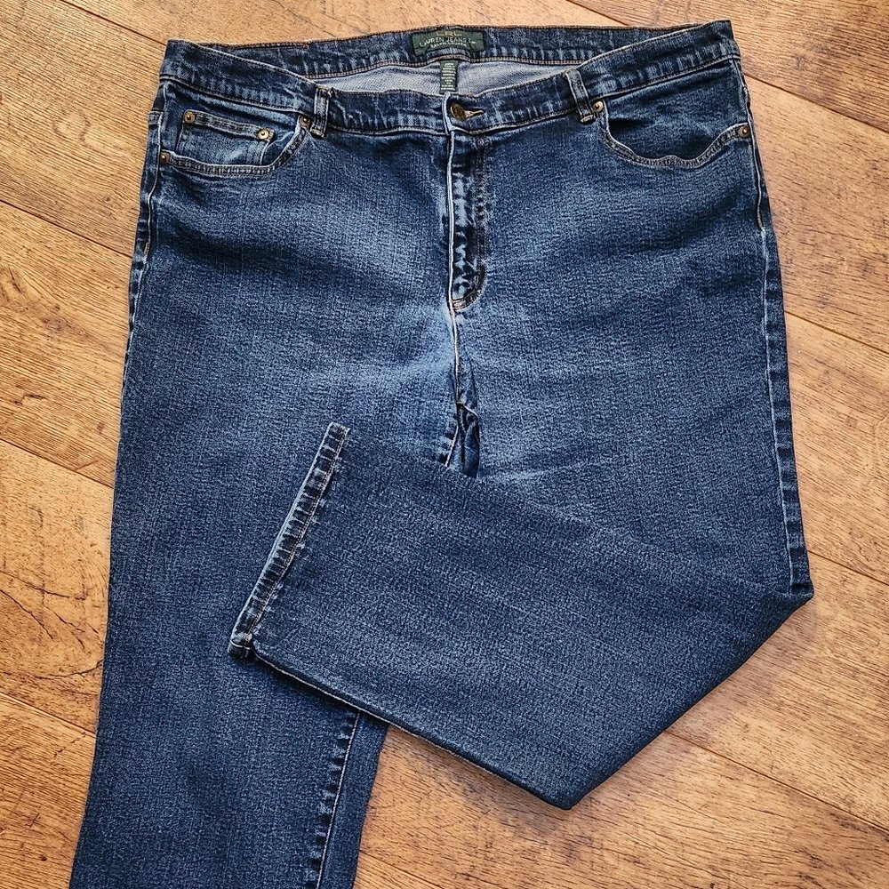 Ralph Lauren Women's Dark Blue Boot Cut Jeans